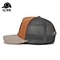 Debossed Leather Patch Cap